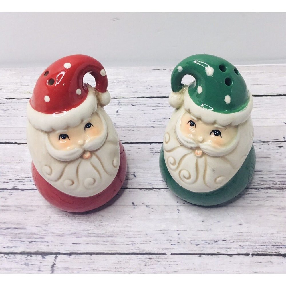 Salt & Pepper Shakers Johanna Parker Design Nostalgic Santa Claus Christmas